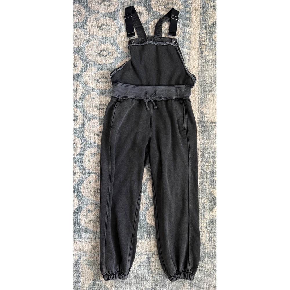 Free‎ People Movement Making It Overalls Black Small Excellent Condition
